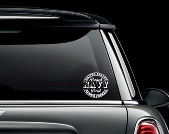 MKS0350 More Shiz Proud Parent of A Navy Sailor Decal Sticker Car Truck Van Bumper Window Laptop Cup Wall Two 5 Inch Decals MKS0350 More Shiz Proud Parent of A Navy Sailor Decal Sticker Car Truck Van Bumper Window Laptop Cup Wall Two 5 Inch Decals