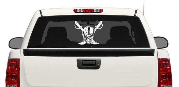 Raider Nation Old School Large Logo Custom Car Truck Van Window or Bumper  Sticker Vinyl Decal 