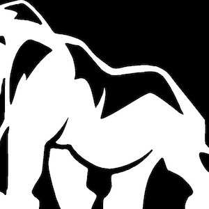 Gorilla Walking on all fours Custom Car Truck Van Window or Bumper Sticker Vinyl Decal