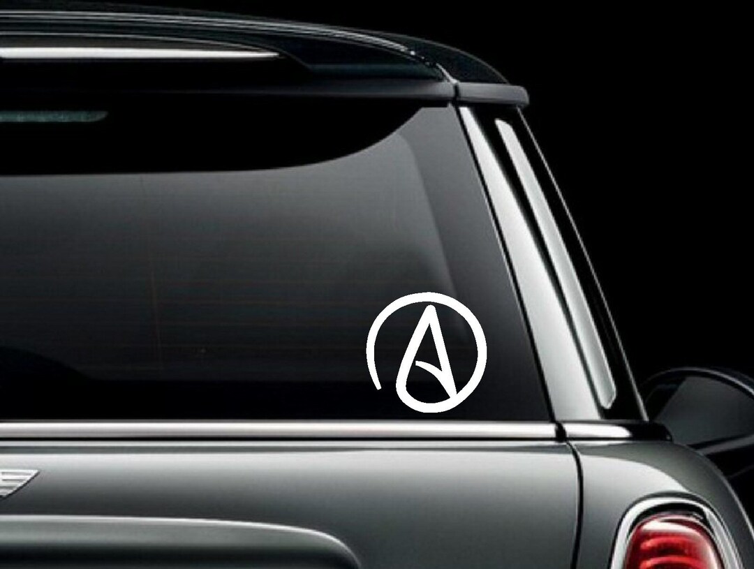 Methodist Car Sticker Atheist Symbol Car Truck Van Window or Bumper Sticker Vinyl Decal - Etsy