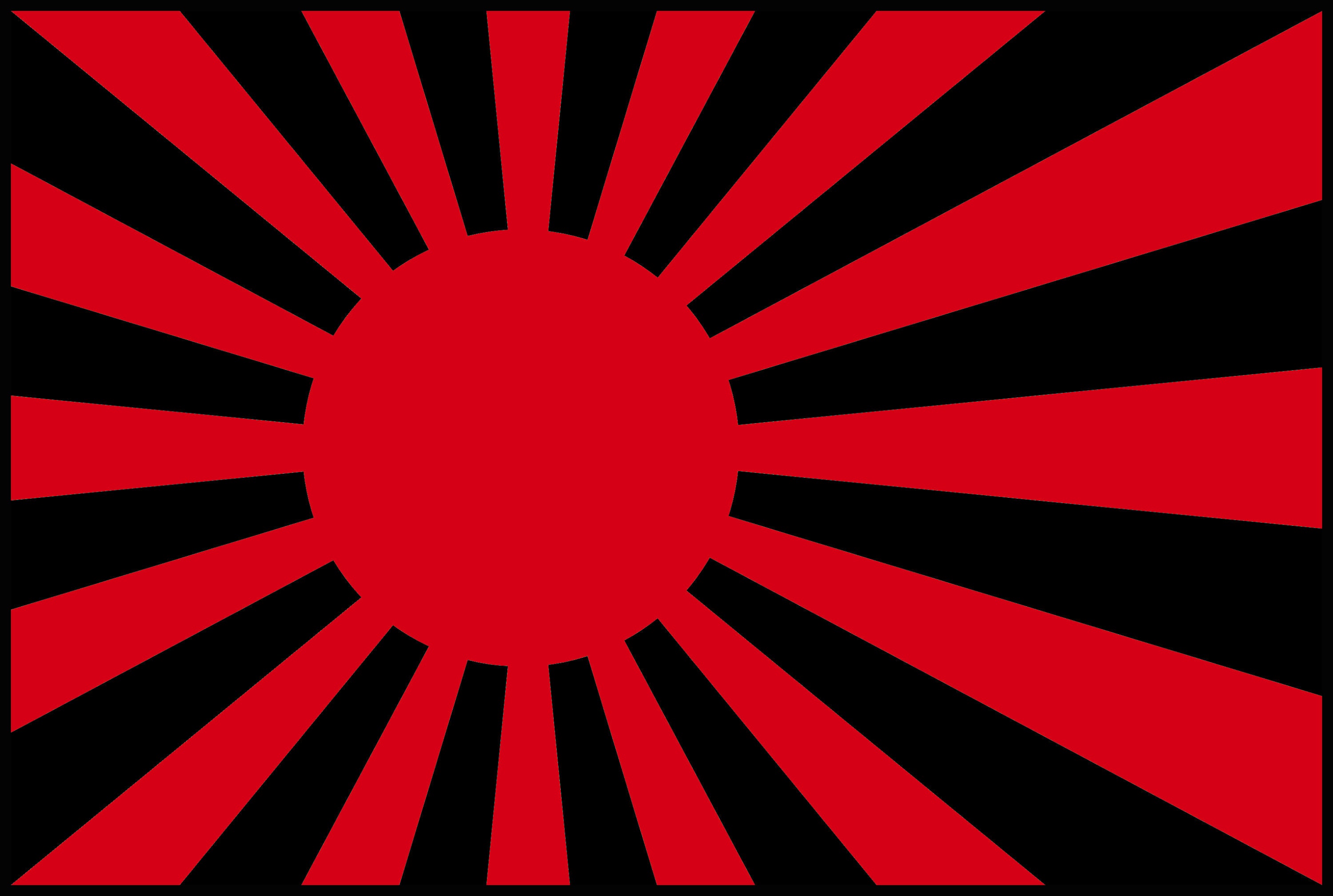 Japanese Rising Sun Vinyl Japanese Rising Sun Car Truck Van Window or Bumper Sticker Vinyl Decal ...