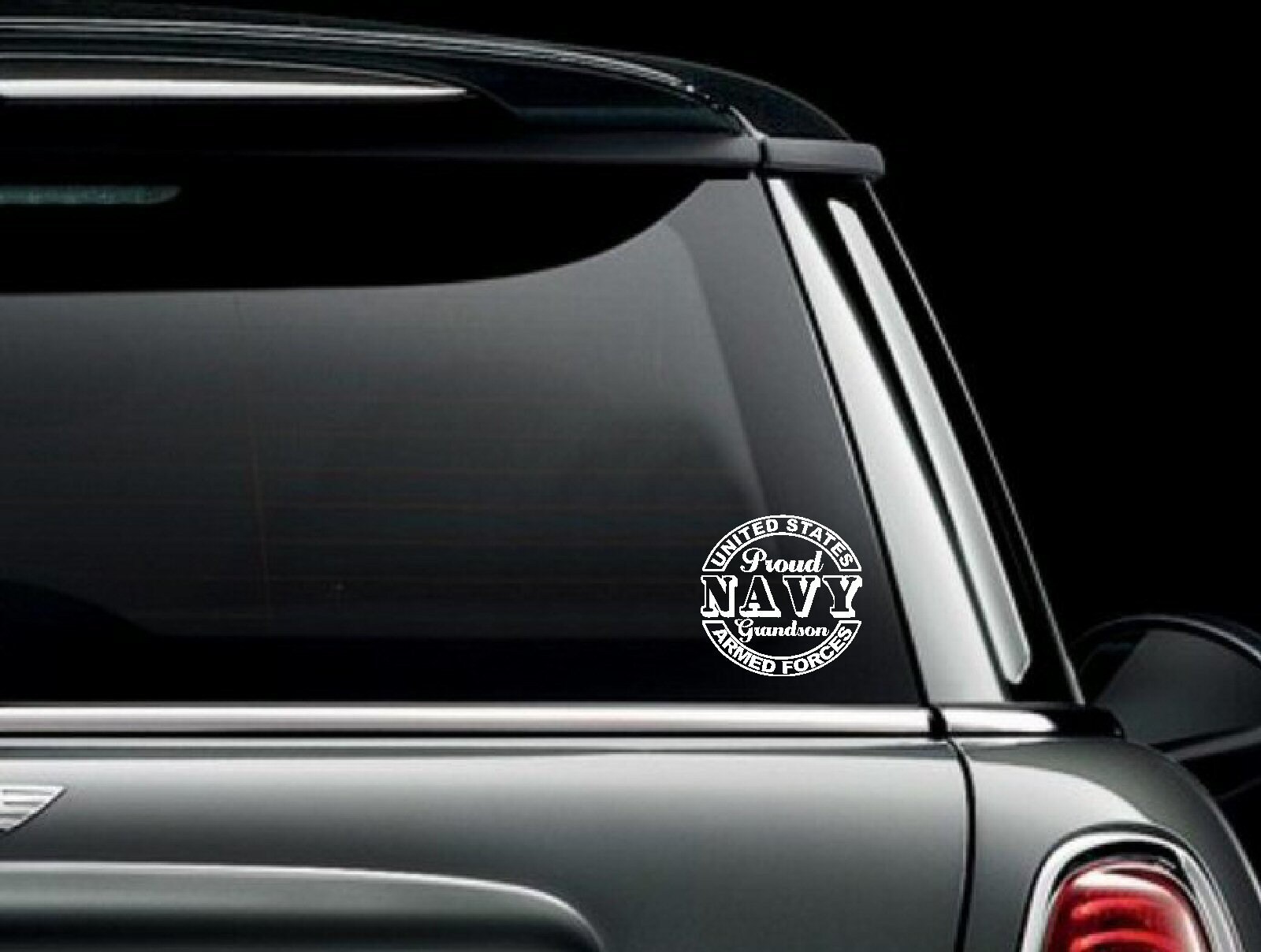 thumbnail image 2 of Proud Granddaughter Of A U.S. Marine Corps World War II Veteran Decal 2 of 14