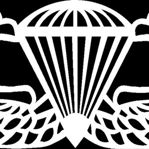 Army Airborne Jump Wings Custom Car Truck Van Window or Bumper Sticker Vinyl Decal