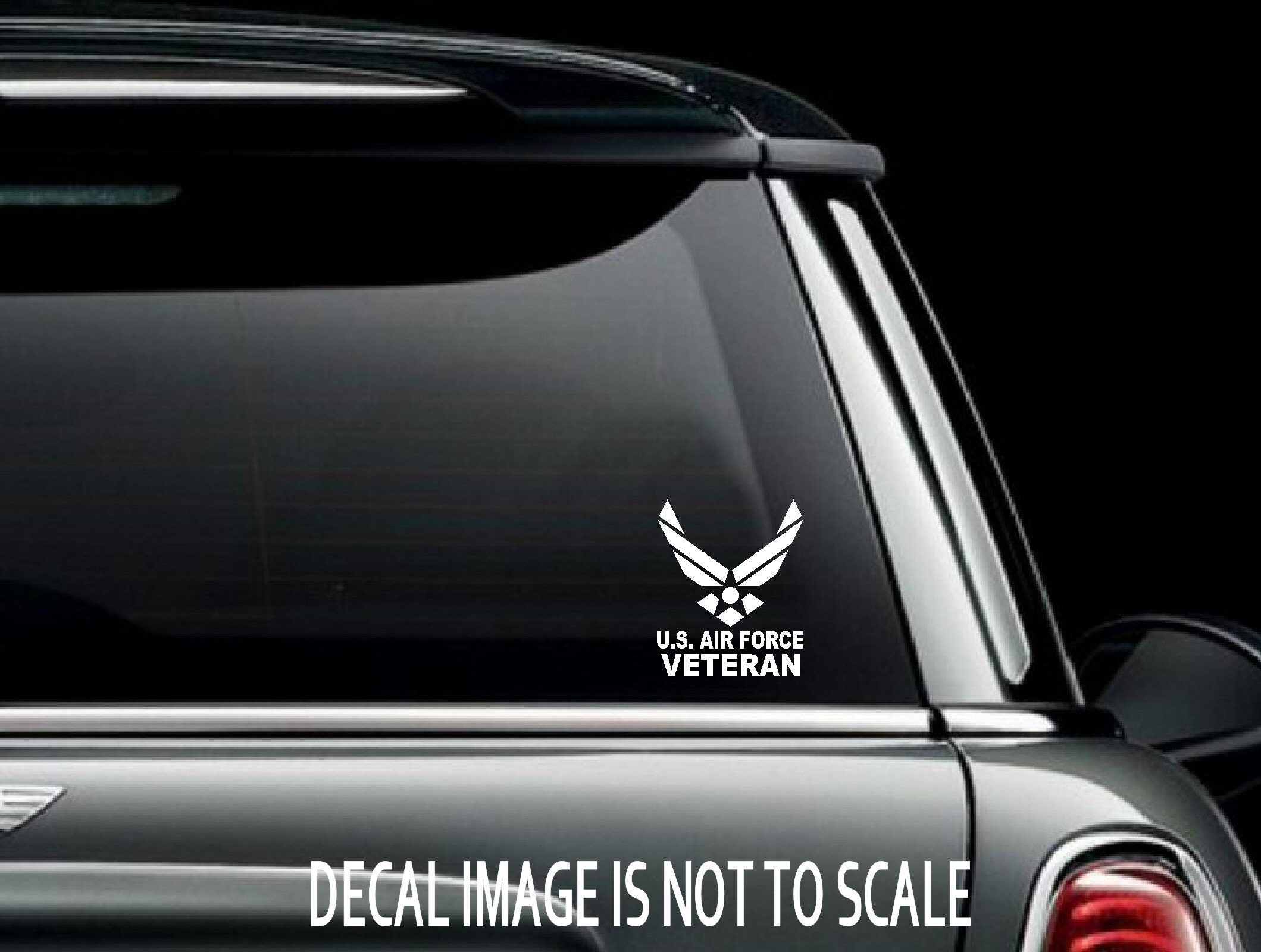INDIGOS UG Adesivo per Auto, JDM - Die Cut - Star Solid Decal Truck Bumper Window Vinyl - Pellicola Adesiva - Nero - 91 mm x 88 mm