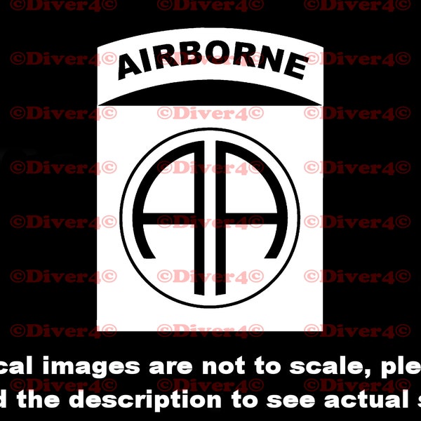Army Airborne Jump Wings Decal Vinyl Car Window Decal...