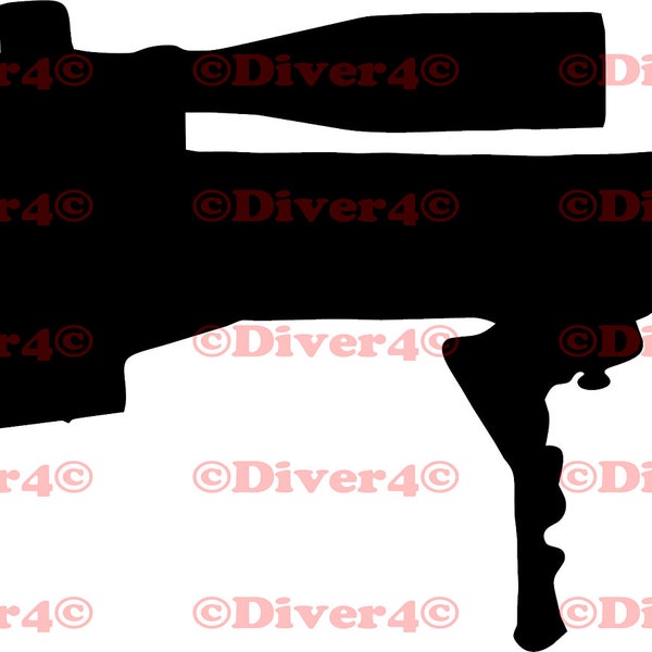 Win 300 Mag Sniper Rifle SVG File