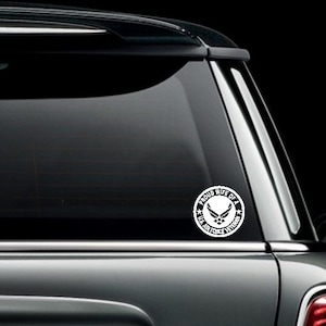 Proud Wife of a U.S. Air Force Veteran Die Cut Vinyl Decal Bumper Sticker