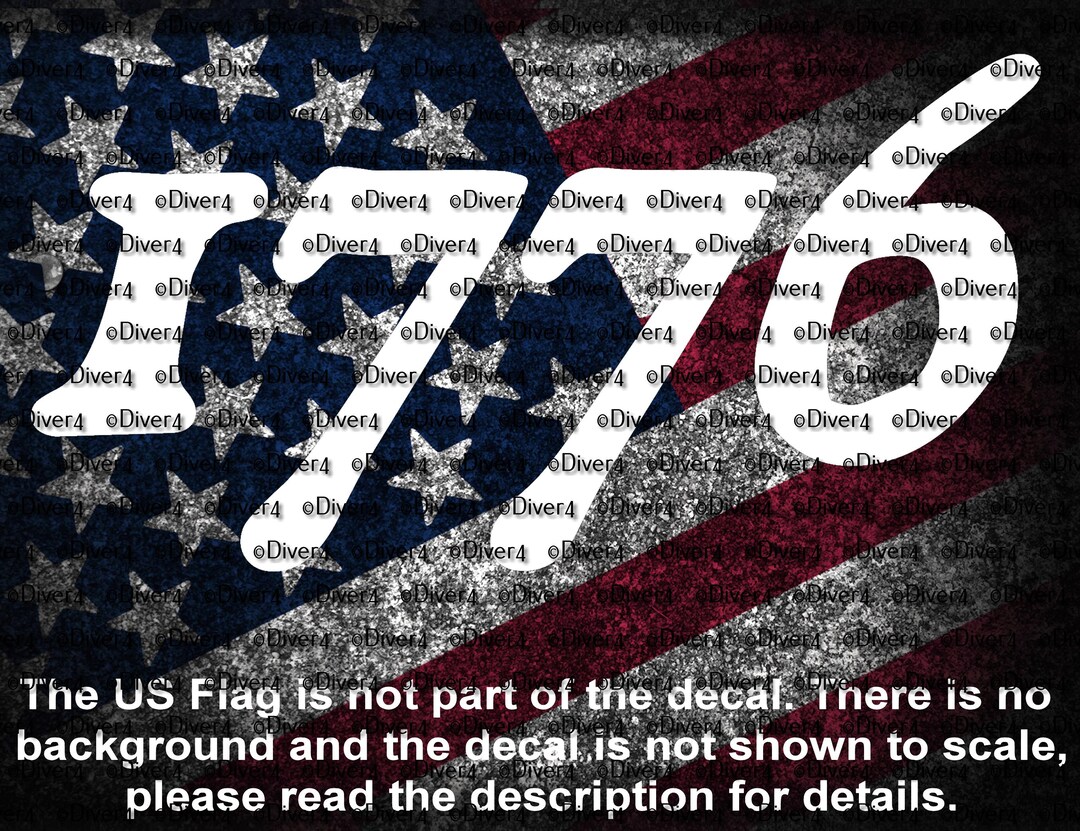 1776 Truck Van Window Decal or Bumper Sticker Vinyl Decal America - Etsy