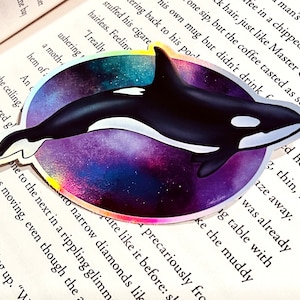 Orca Galaxy Sticker - Killer Whale - Laptop, Decor, Journal Sticker