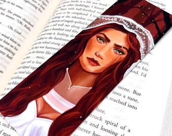 The Maiden / Poppy - Matte Bookmark - From Blood and Ash - Poppy, Bookish, Bookworm, fbaa