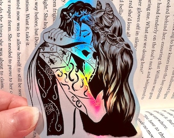 Cardan and Jude Holographic Sticker: The Cruel Prince, Folk of the Air