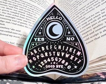 Ouija Board - Holographic Sticker - Spooky, Gothic, Planchette, Spirit Board, Paranormal