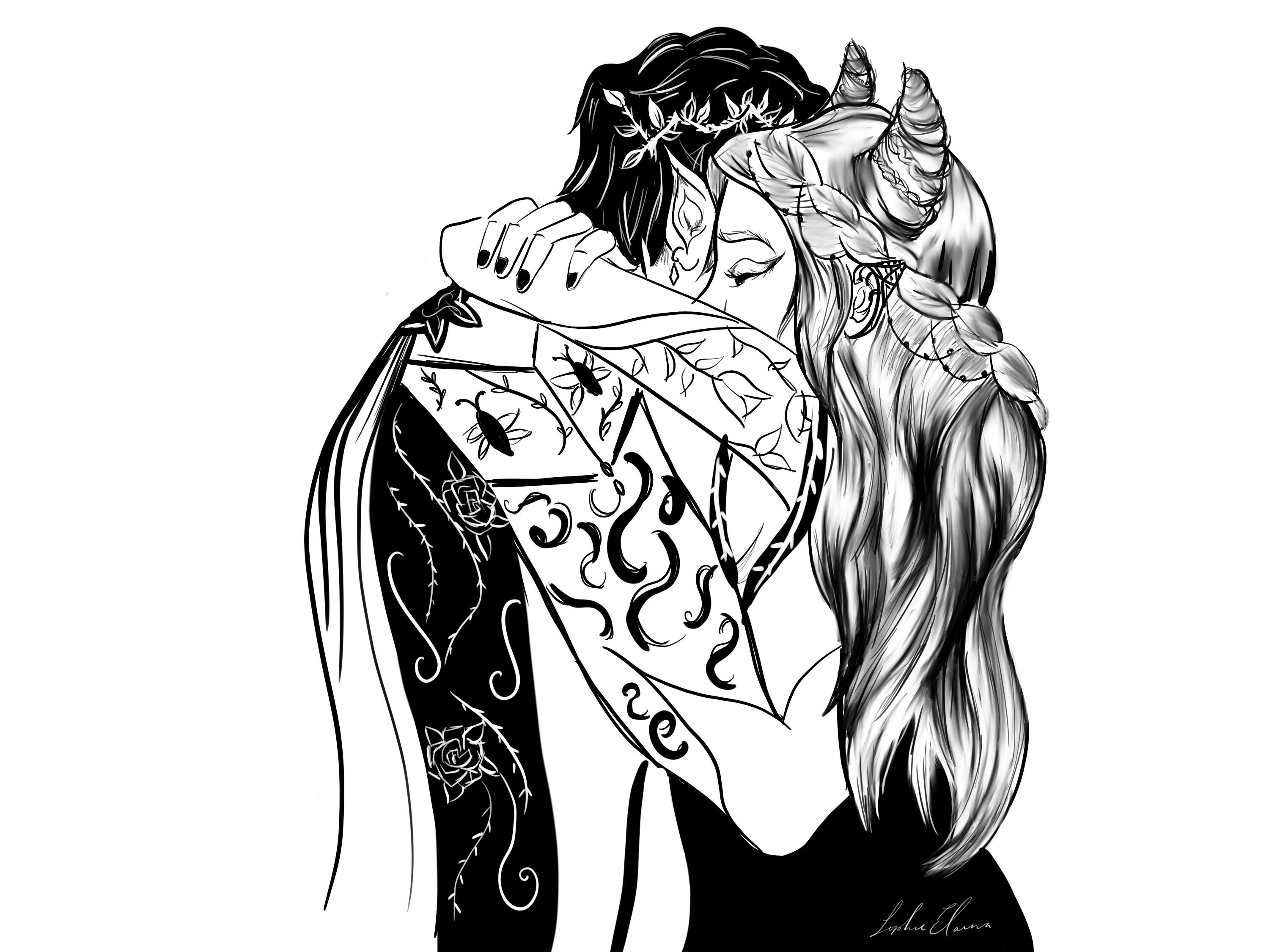 Cardan And Jude Digital Art Print Etsy