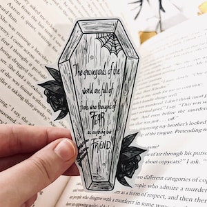 Empire of The Vampire Inspired Sticker - Quote, Spooky, Coffin, Gothic - Holographic, Matte or Glossy