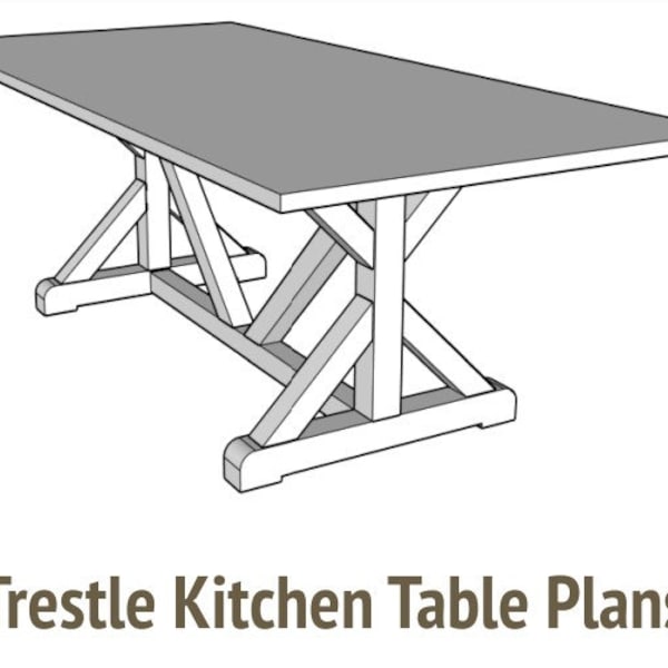 Kitchen Table Plans - Etsy