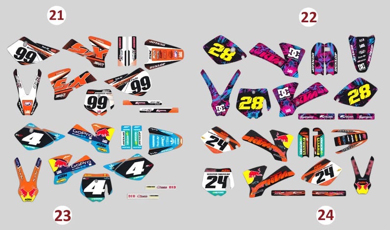 Moto stickers ktm