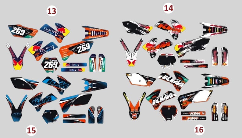 Moto decals
