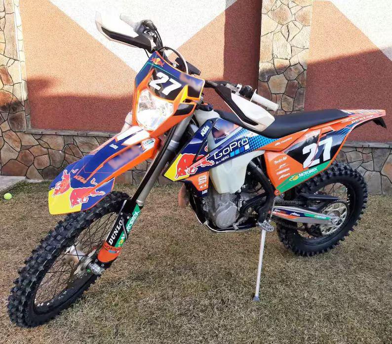 MXP DST0946 Kit Adesivi Per Moto - Grafica Motorcross Per KTM EXC, XCF, XCW, SX, SXF, XC (2016-2019) - 2