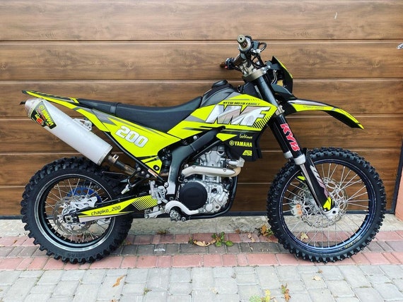 Neon aufkleber für motorrad Kawasaki yamaha km honda husqvarna