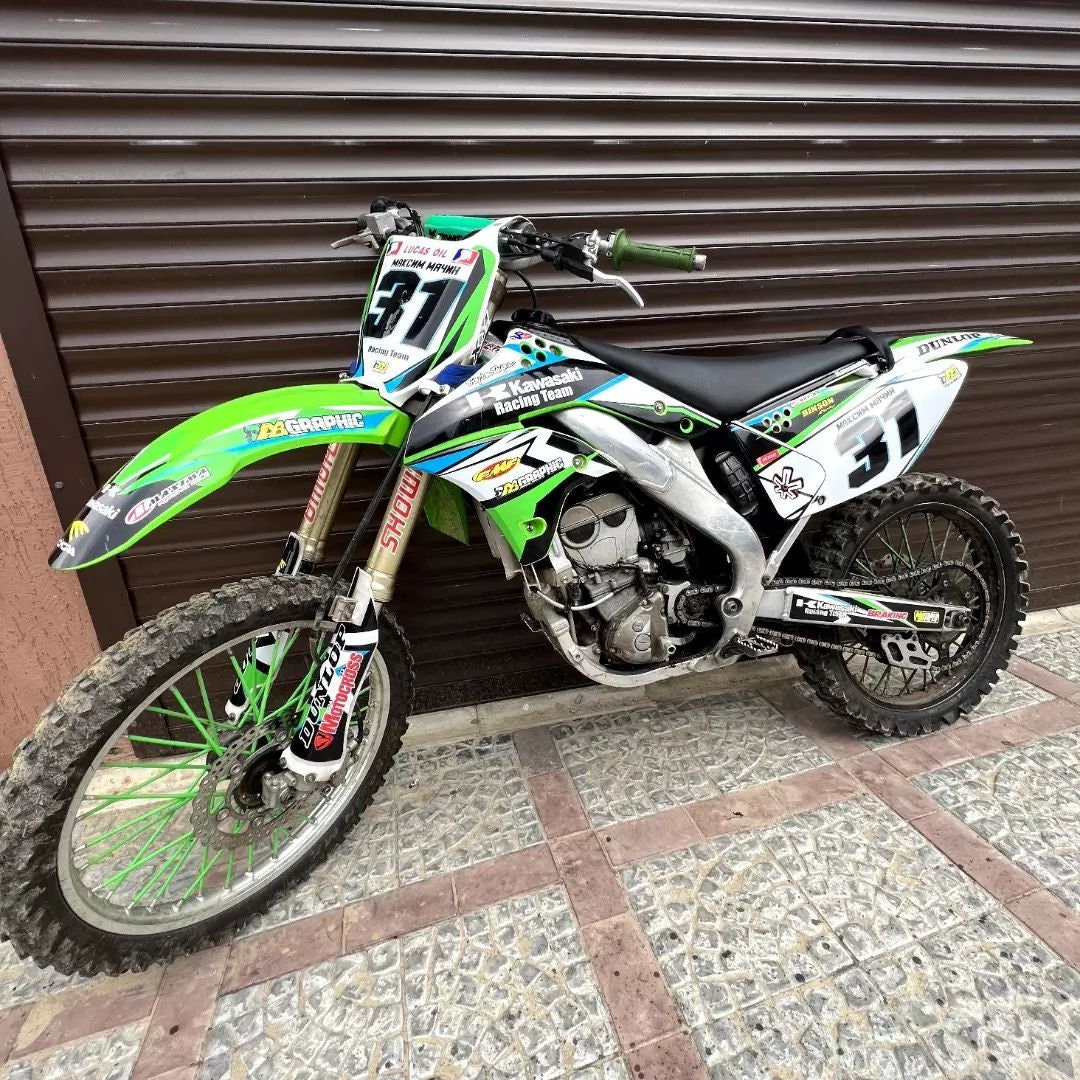 Motorrad Kawasaki kxf kx450f kx250f kx klx benutzerdefinierte Vinyl Aufkleber Grafik Kit, Motocross Schutzaufkleber, Enduro Hardenduro Racing Moto