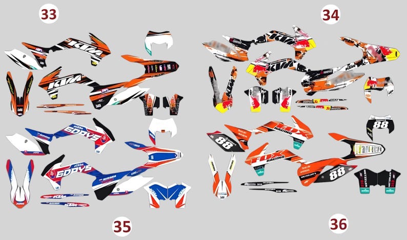 Moto stickers ktm