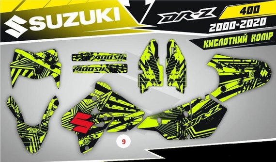 Sportbike Suzuki Drz 400 Rmz 250 450 Rm 125 Cross Vinyl Custom Decal,  Motorcycle Graphic Stickers 