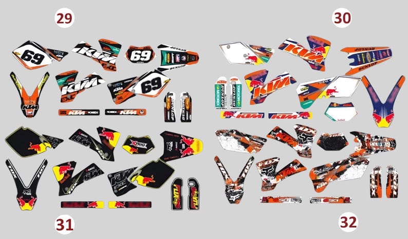 Moto stickers ktm