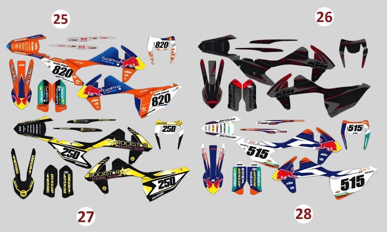 Moto stickers ktm