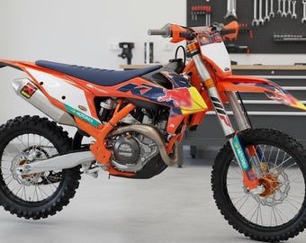 For any KTM Motorcycle Decals – Custom Vinyl Stickers KTM exc champion edition
