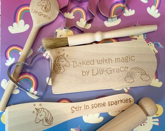 personalised childrens cooking sets