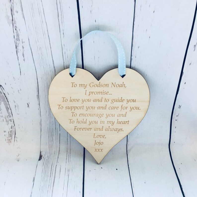 Godparents Christening Naming Day Personalised gift keepsake