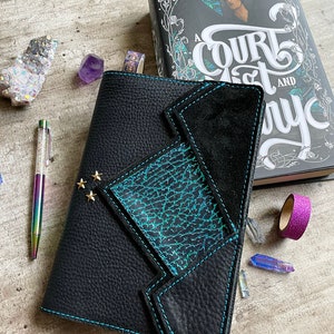 NIGHT COURT Sleeve - A5 Leather Journal Cover - Leuchtturm Journal Cover - Bullet Journal Cover - Hobonichi Weeks - Hobo Weeks Cover