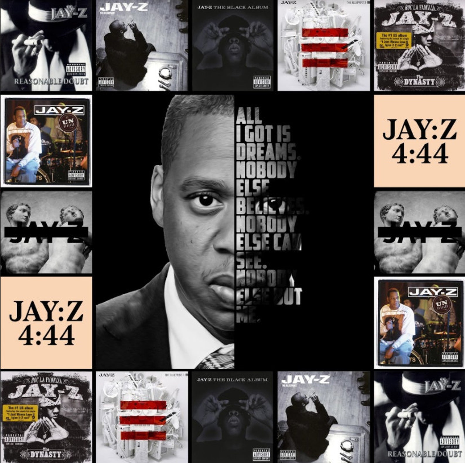 Jay Z Albums Poster Canvas Jay Z Print Canvas Drake Poster Etsy