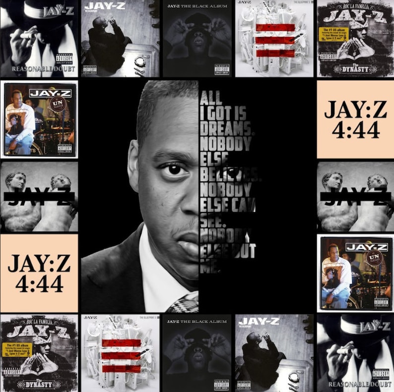 Jay Z Albums Poster Canvas Jay Z Print Canvas Drake Poster Etsy