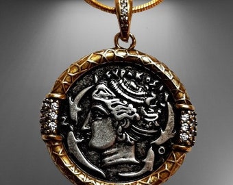 Amazing quality replica ancient roman coin pendant
