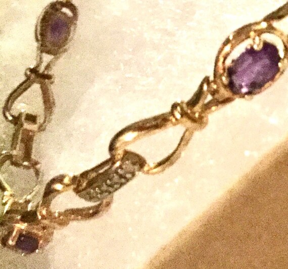 Amethyst bracelet