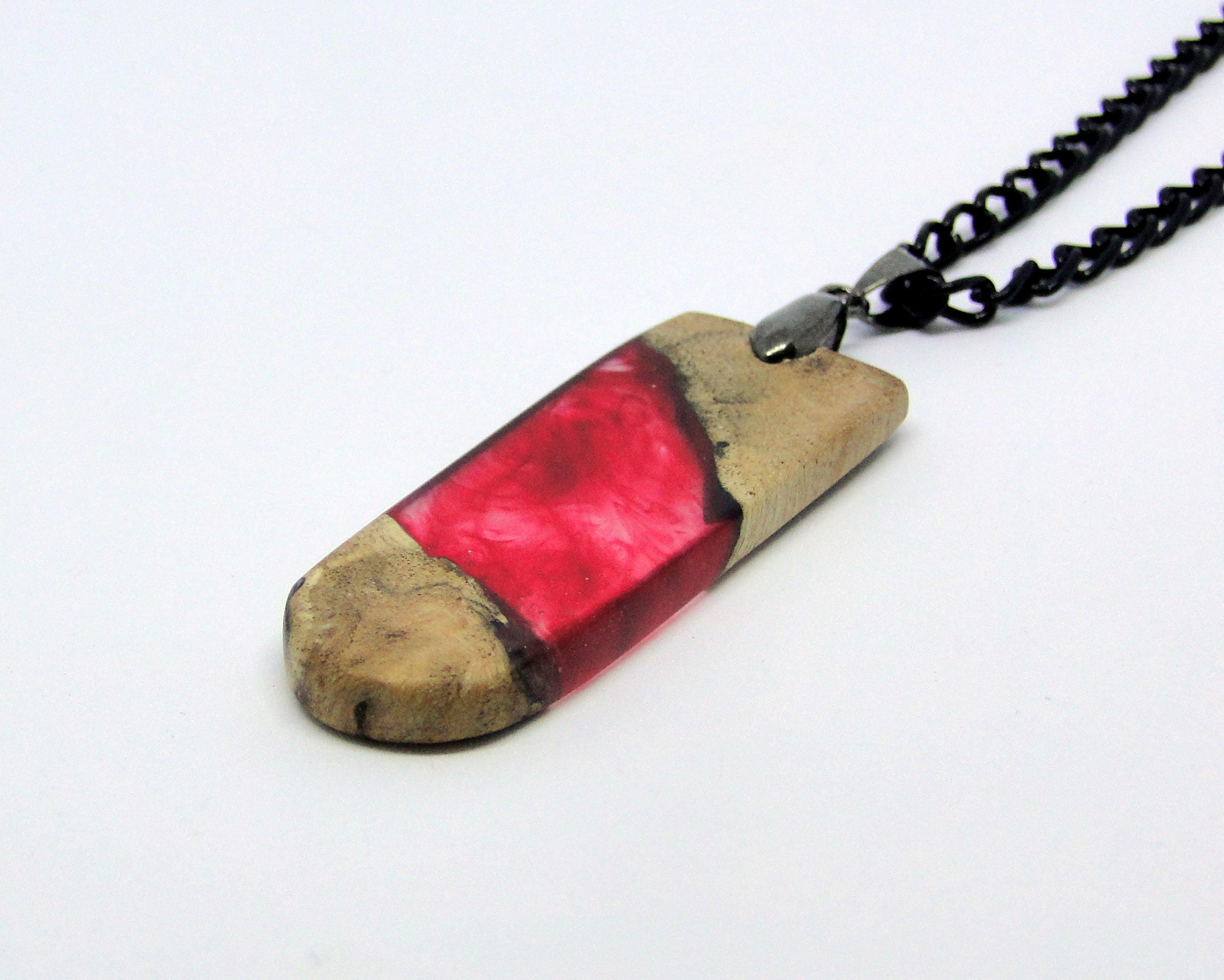 Unique Wood Resin Jewelry Resin Wood Pendant Boho Wood Resin Etsy