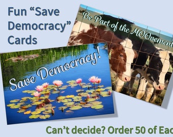 Special deal: Call to Action Postcards - great for energizing postcard writers or engaging voters!