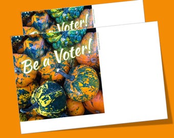 GOTV Postcards: Full-back Be A Voter; uncoated, Sharpie friendly; Address on Front • Landscapes