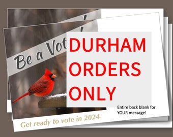 NEIGHBORHOOD ORDERS - "Be a Voter" Postcards - Many Designs & Quantities - Includes PostcardsToVoters Tagline