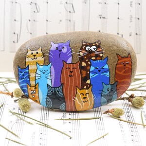 Funny Cats, Painted Rock, Cats Friends - Etsy