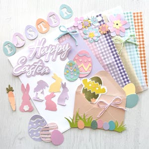 Mini Oster Ephemera Pack | Die-Cuts für Scrapbooking | Frühling Junk Journaling Kit | Die-Cuts | Pastell Papier Verzierungen