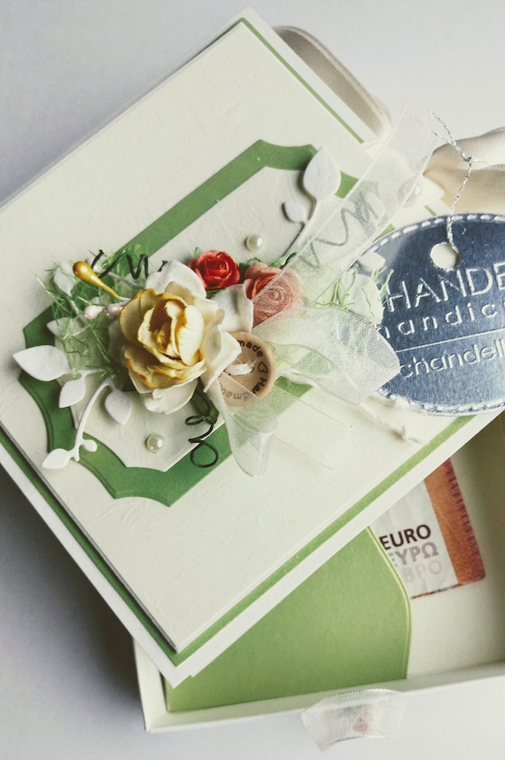 Money box Birthday card-box Money gift Card Handmade card-box Magic Box