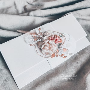 Sobres de regalo hechos a mano, elegantes porta-regalos en efectivo para bodas, cumpleaños y ocasiones especiales / Elegantes porta-regalos en efectivo con un sentido corazón