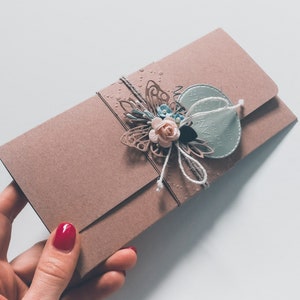 Buste regalo fatte a mano per denaro, eleganti porta-regalo in contanti per matrimoni, compleanni e occasioni speciali / eleganti porta-regalo in contanti sentiti dal cuore