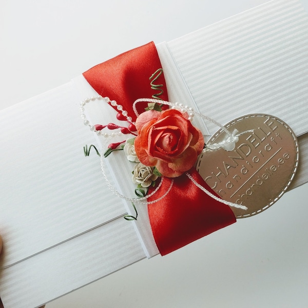 Carte faite à la main Enveloppe d’anniversaire Fait main Carte de mariage Enveloppe d’argent Enveloppe d’argent Cadeau cadeau cadeau pour la femme