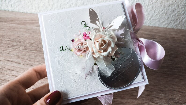Money box Birthday card-box Money gift Card Handmade card-box Magic Box
