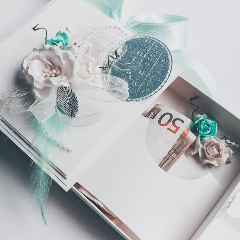 Money box Birthday card-box Money gift Card Handmade card-box Magic Box