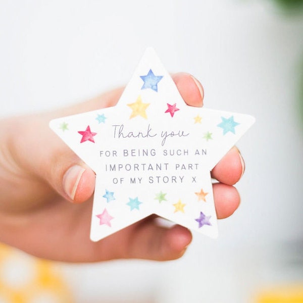 Thank You Keepsake | Thank you Star Magnet | Thank you Token Gift | Teacher Thank you Gift | Nursery Teacher Gift | Fridge Magnet