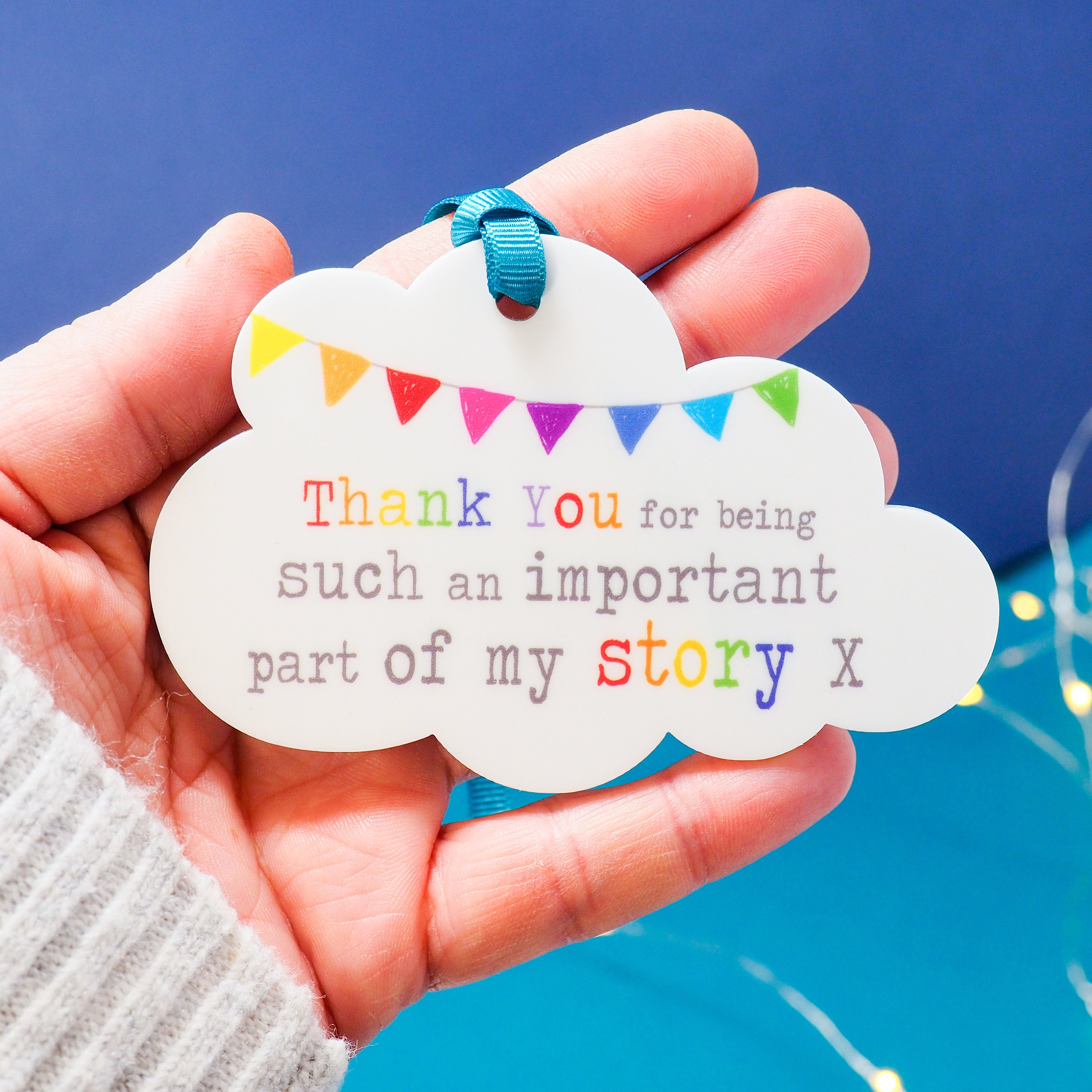 Teacher Thank You for Being Part of My Story Gift | Thank You Keepsake ...